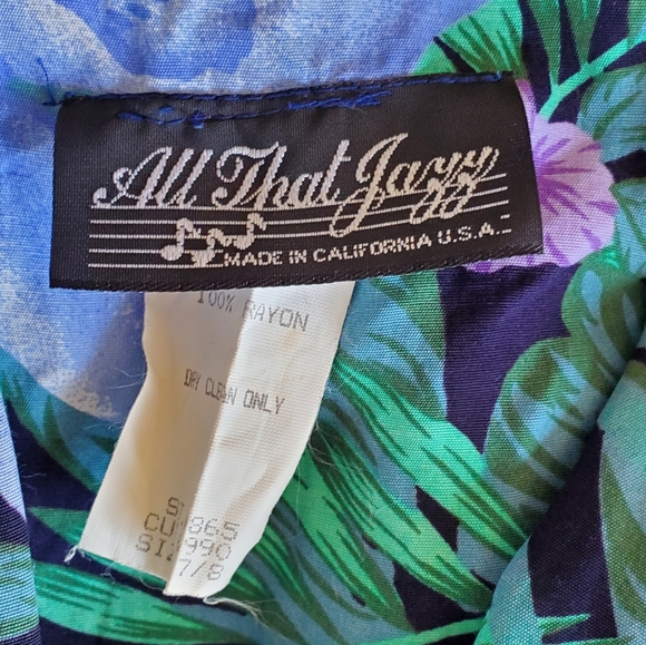 Vintage Tropical Dress - Picture 9 of 10